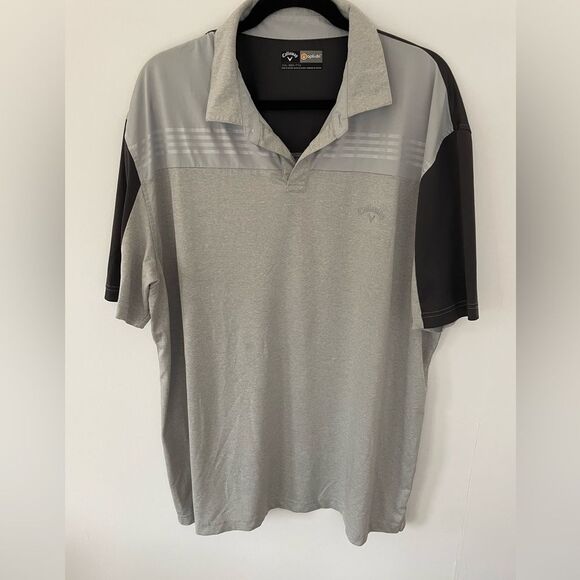 Callaway Golf Opti-Dri Polo Shirt Men XXL Gray - Picture 1 of 8